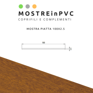 Mostra in PVC Golden Oak 100x2.5mm