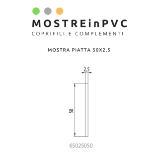Mostre 50x2,5mm