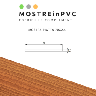 Mostra in PVC Douglass 70x2.5mm